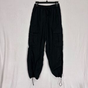Offline by Aerie‎ Black Nylon/Polyester Cargo Cinch Bottom Pants Women's XS